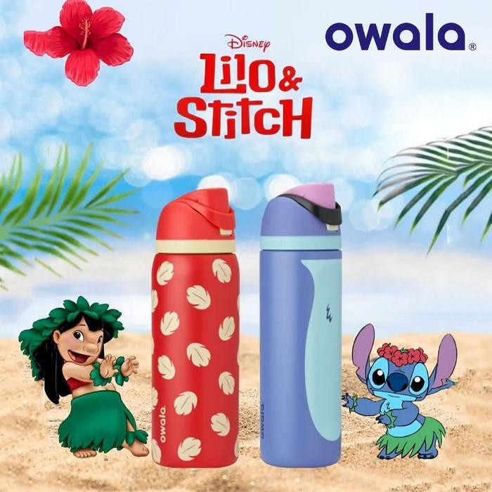 [Cod]Owala Stitch Limited Edition Freesip 24Oz / 32Oz Stainless Steel 304, Bebas Bpa, Anti Bocor,