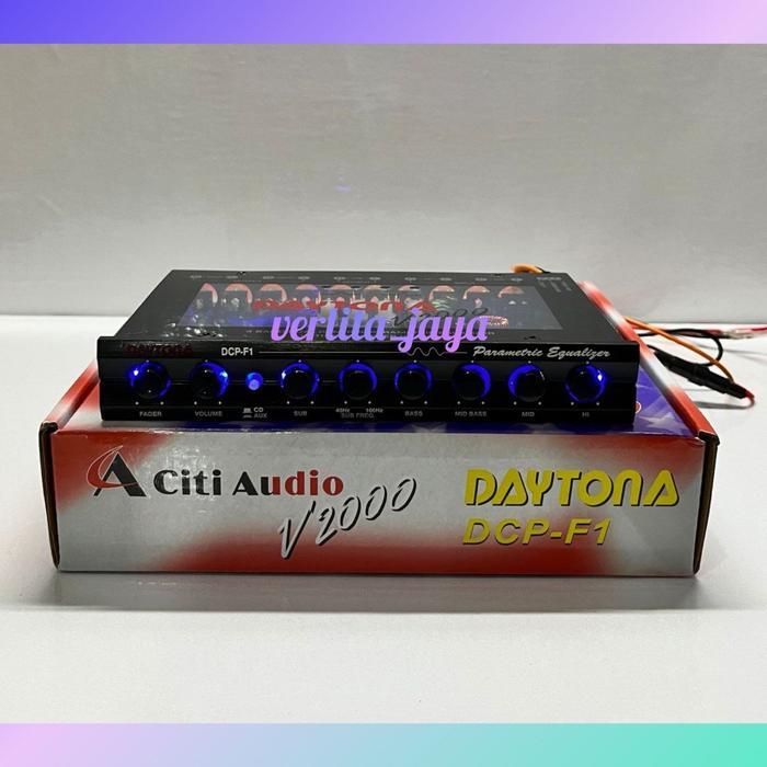 Parametrik Equalizer Daytona Dcf-F1 V2000 Termurah Car Audio Mobil