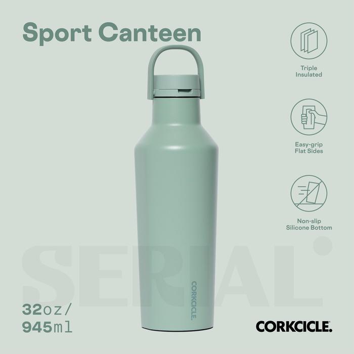 CORKCICLE SPORT CANTEEN 32OZ - THYME