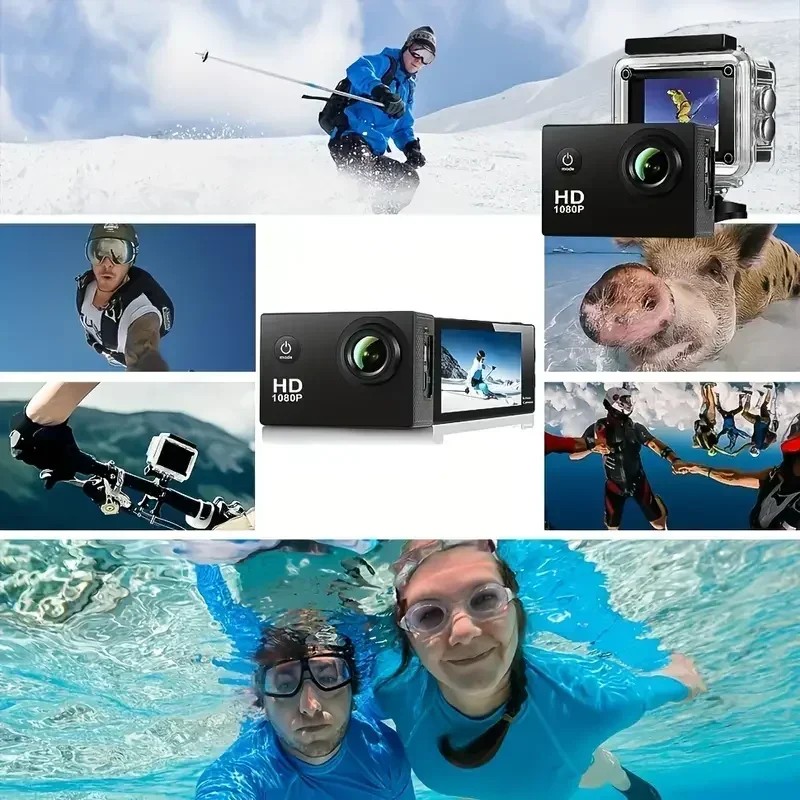 Full HD 1080P Waterproof Camera 2.0 Inch Camcorder Sports DV Go Car Cam Pro Mini Sports DV Camcorder
