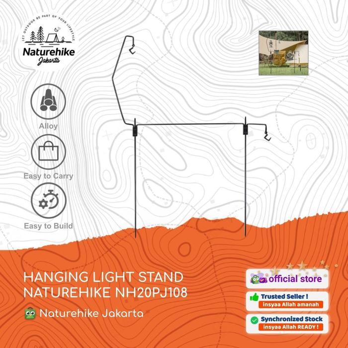 Ready HANGING LIGHT STAND NATUREHIKE NH20PJ108 LAMP HOLDER LAMPU CAMPING
