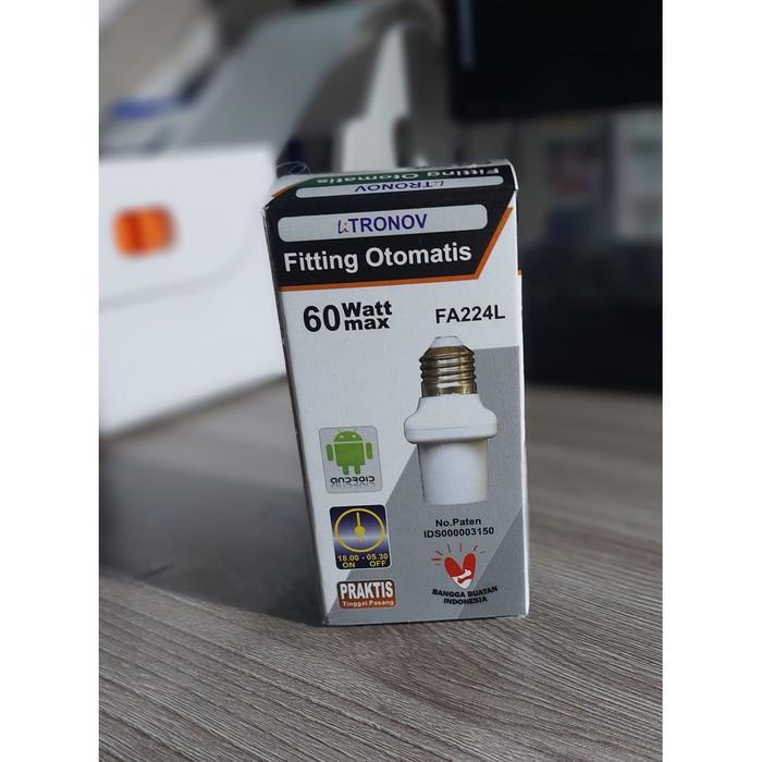Fitting Fiting Timer Lampu Otomatis Sensor Remot Hp Android - 25W Terlaris