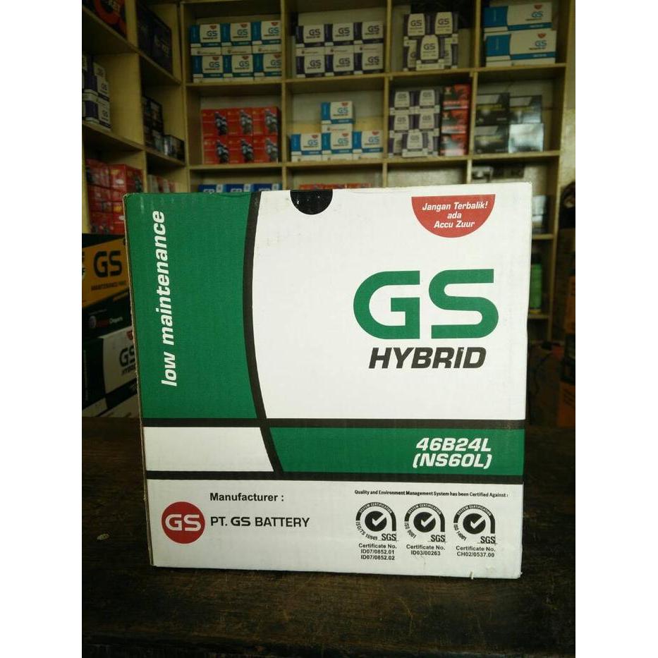 Aki Mobil Nissan March Gs Astra Hybrid Ns60L Aki Basah