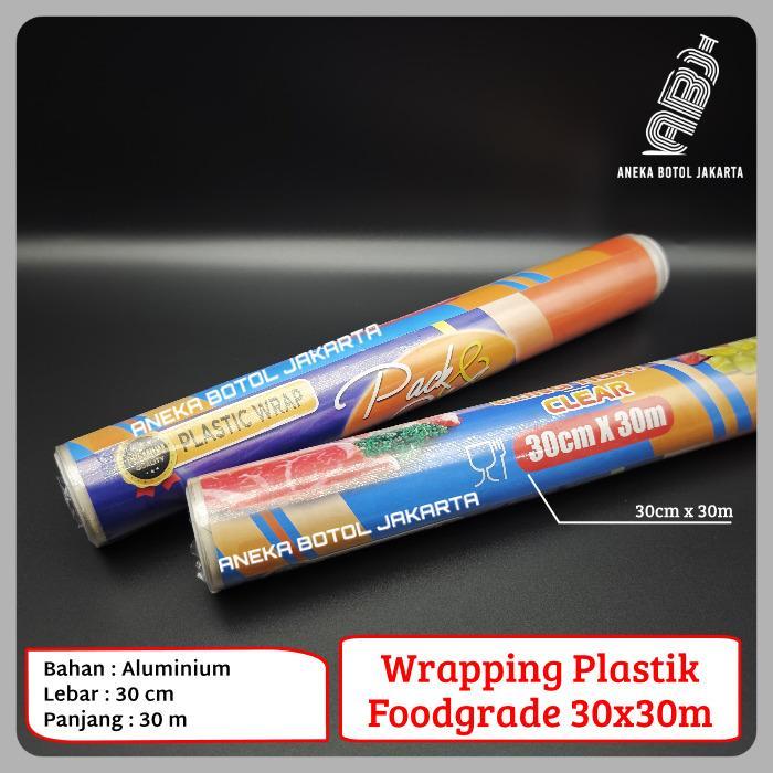 WRAPPING PLASTIK MAKANAN ELASTIS / REFILL PLASTIK ROLL / PLASTIK ROLL FOODGRADE