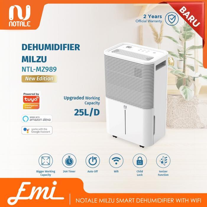 Deerma DT16C Dehumidifier with Anion, Dry shirt, Multifunctional Mode Terbaru