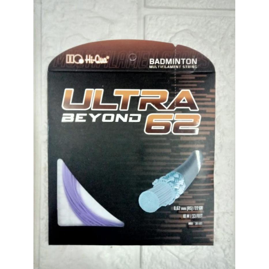 Senar Raket badminton HQ HIQUA ULTRA BEYOND 62 ORIGINAL