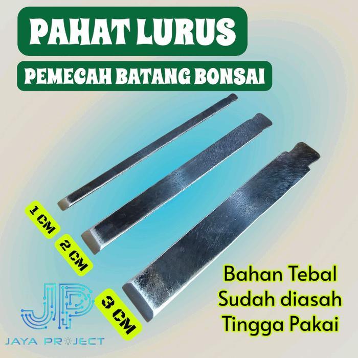 Pahat pemecah batang bonsai Alat ukir kayu lurus bahan tebal