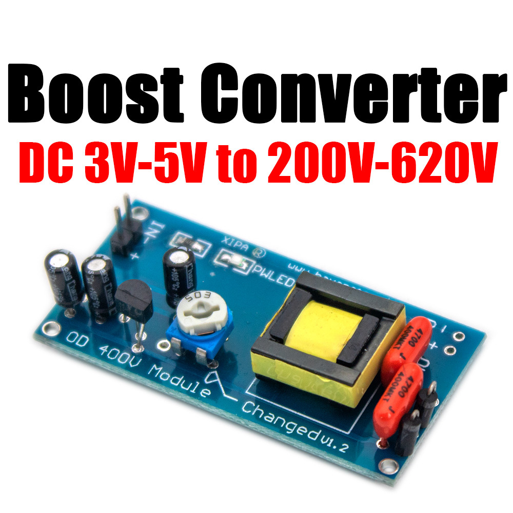 DC-DC 3-5V Step Up TO 200-600V 400V 350V 200V 300V Boost Converter Linear POWER Adjustable Voltage