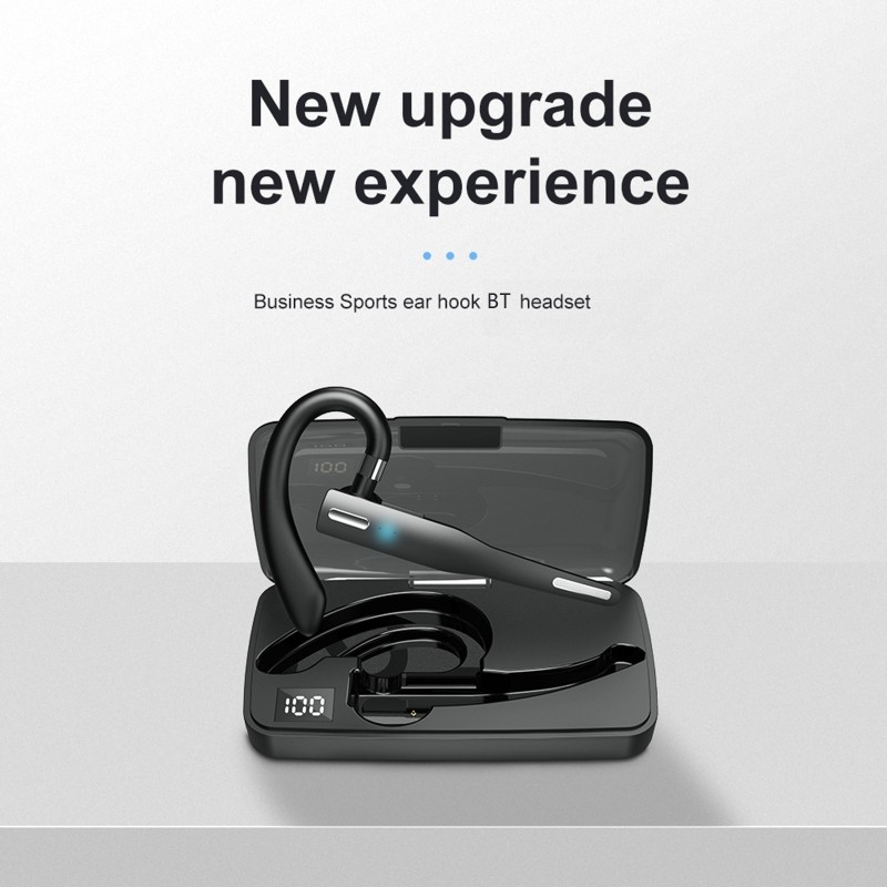 YYK525 Wireless Bluetooth-compatible Earphone Handsfree Business Headset Mini Earbuds Built-in Mic