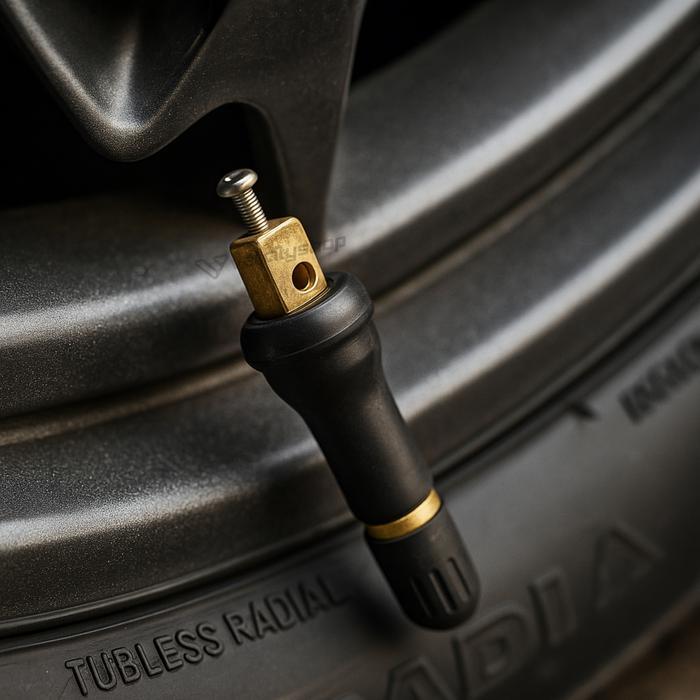 Pentil Karet TPMS Tutup Pentil Ban TPMS Sensor Tekanan Angin untuk Mobil Pentil Karet Sensor TPMS