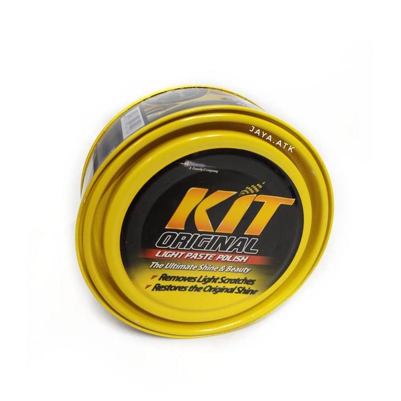 KIT WAX POLES MOBIL KALENG KUNING 225 GR KIT LIGHT PASTE ORIGINAL