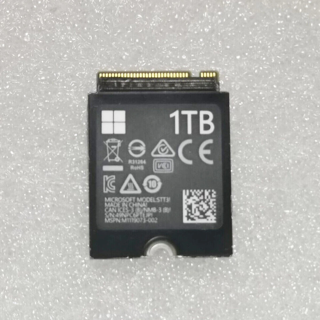 NEW M2 2230 SSD 1TB NVMe PCIe PM991 for Microsoft Surface Pro X 7+ 8 Laptop