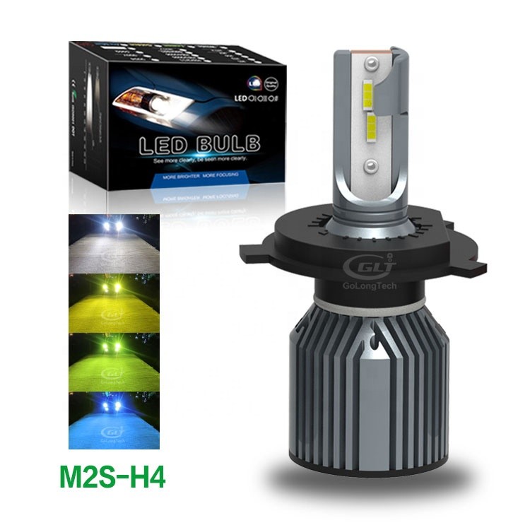 M2S H4 Bulb 50w 20000lm Super Bright Bulbs Led Light 10000lm 9003 H4 Led Headlight Bulbs