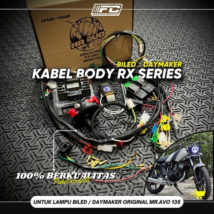 Kabel Body Biled Billed Daymaker Rx King Bandung Style New Model Berkualitas (1Paket)