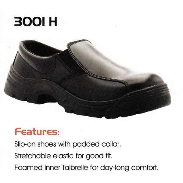 Safety Cheetah Type Sepatu Safety Slip On Kulit Sapi dengan Sol Poliuretan untuk Pekerjaan Ringan Se