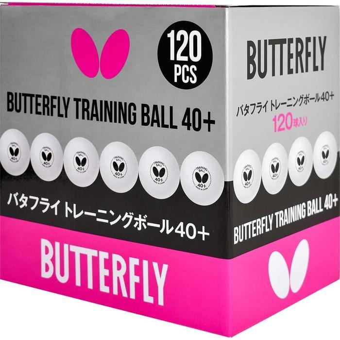 SAVVYSTYLESE// BOLA PINGPONG TENIS MEJA BUTTERFLY TRAINING BALL 40+ BOLA LATIHAN ISI 120 PUTIH