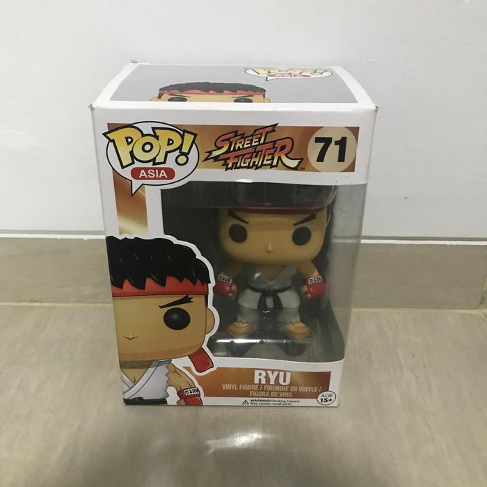 HOT SALE FUNKO POP RARE STREET FIGHTER RYU WHITE SHIRT LANGKA TERMURAH