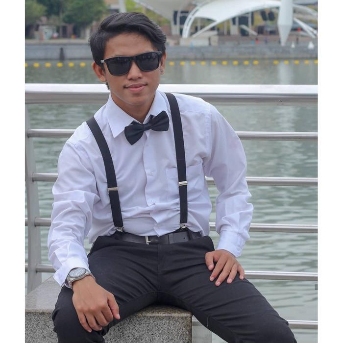 Promo Dasi Kupu Kupu Suspender Pria Suspender Dewasa Suspender Anak Dasi Hitam Suspender Hitam Warna
