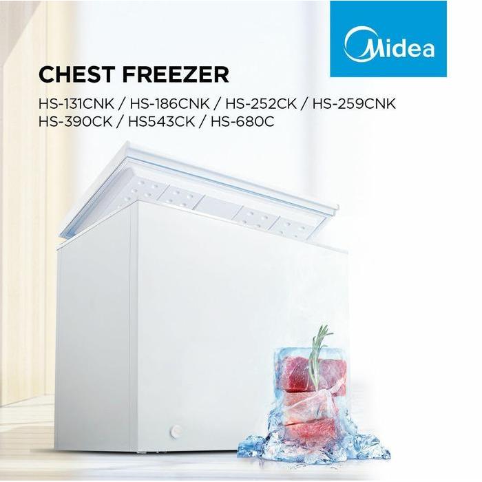 Frezer Box Midea 200L HS258C