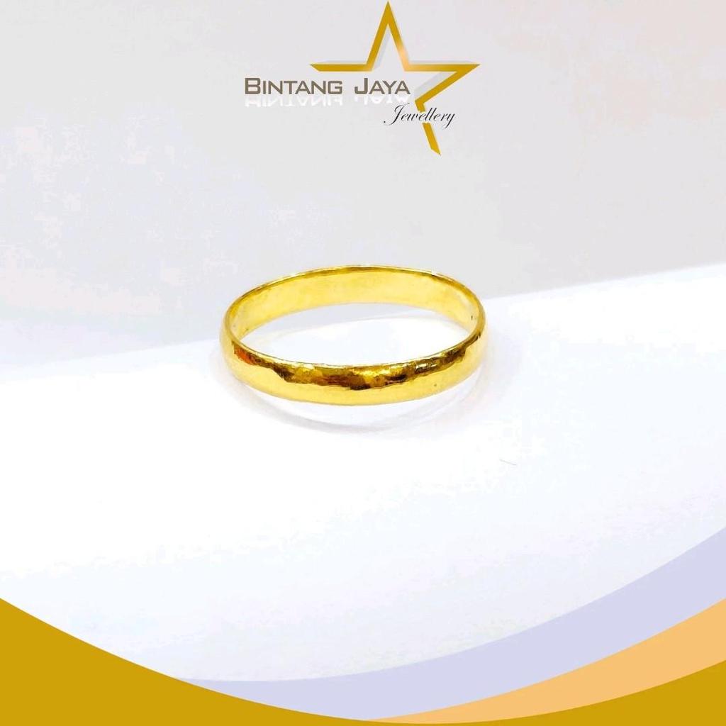 Cincin Emas LM99 Belah Rotan Eksklusif - Kadar LM99 - Berat 3,00gr - Size 20.5 - Emas Asli - 23/05/2