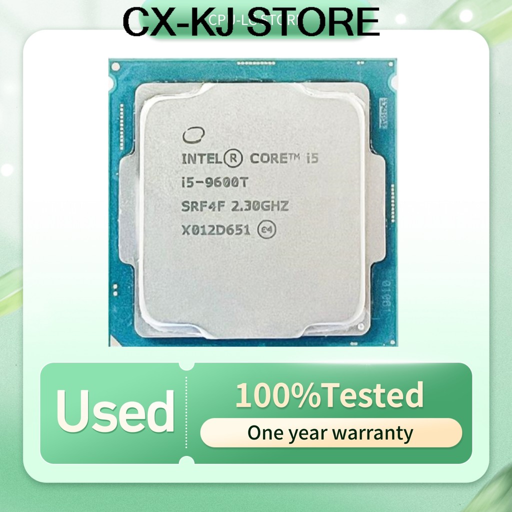 Intel Used Core i5-9600T i5 9600T Six-Core Six-Thread 2.3Ghz 35W L3/9M LGA 1151 Desktop CPU SRF4F