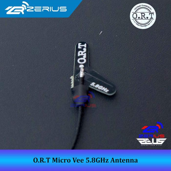 Antena Micro Vee 5.8GHz UFL IPEX 60mm untuk Drone Mikro Analog Digital