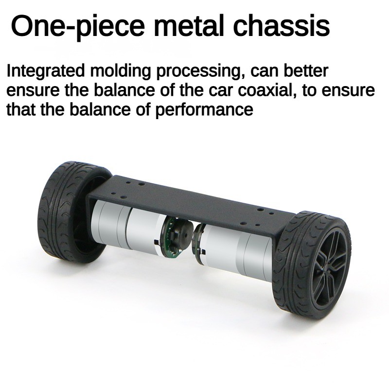 2WD Wheel Balancing Trolley MG310 Encoder Motor Self Balancing Robot Car for STM32 Robot DIY Kit to
