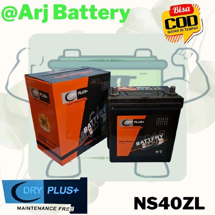 Aki Mobil Agya, Sirga, Cayla, Mobilio, Brio, Ayla, DRYPLUS NS40ZL MF ACCU KERING