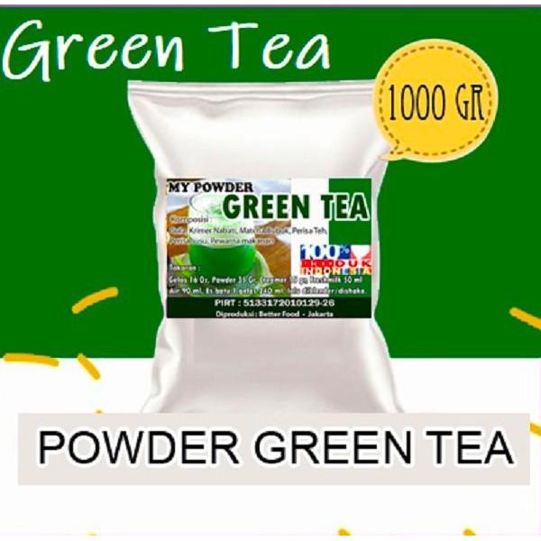 Powder Green Tea 1 Kg - Powder Green Tea - Powder Macha Green Tea