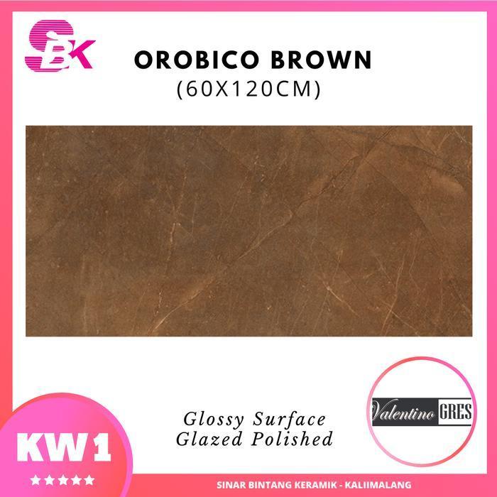 GRANIT RUANGAN GRANIT DAPUR 60X120 OROBICO BROWN VALENTINO