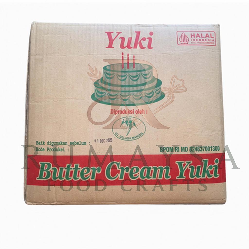 YUKI Butter Cream Jadi 10Kg Buttercream Siap Pakai Premium Untuk Dekorasi Cake Bakery