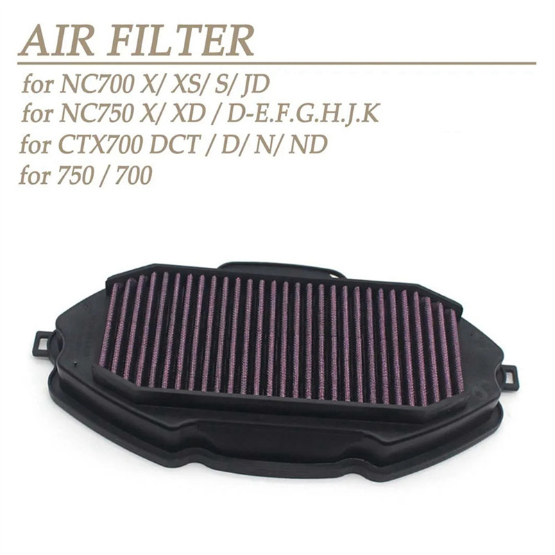 MOTORCYCLE AIR FILTER CLEANER FOR HONDA NC700 NC700X NC700S NC750X NC700XD NC750XD CTX700 CT X700