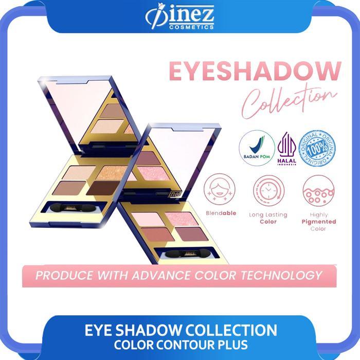 Promo Inez Eye Shadow Collection Eyeshadow Palette Matte Compact Dengan Uv Protection & Shimmery