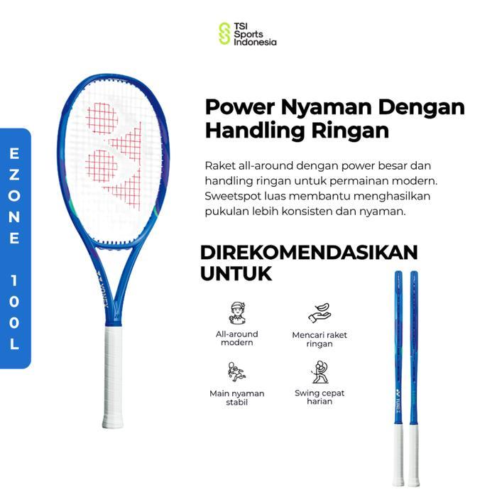 Raket Tenis Yonex EZONE 2025 BLAST BLUE 100 / 100L / 100SL / 98 / 98L / 105 Tennis Racket Made in