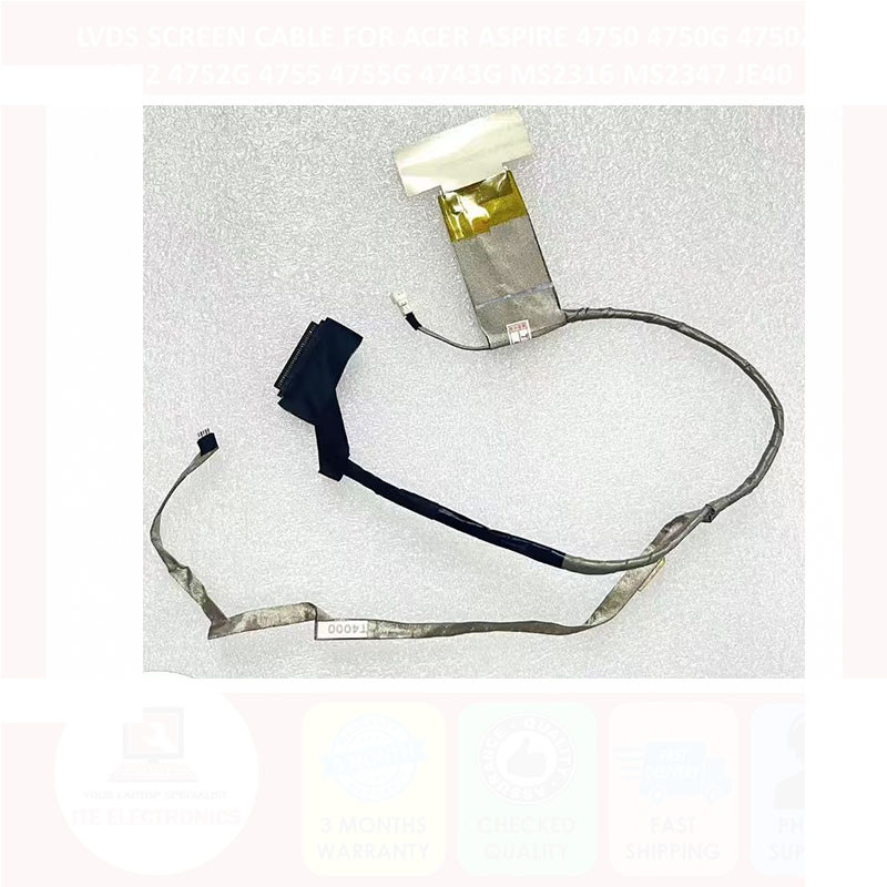 LVDS LCD SCREEN CABLE FOR ACER ASPIRE 4750 4750G 4560G 4750Z 4752 4752G 4755 4755G 4743G E1-451
