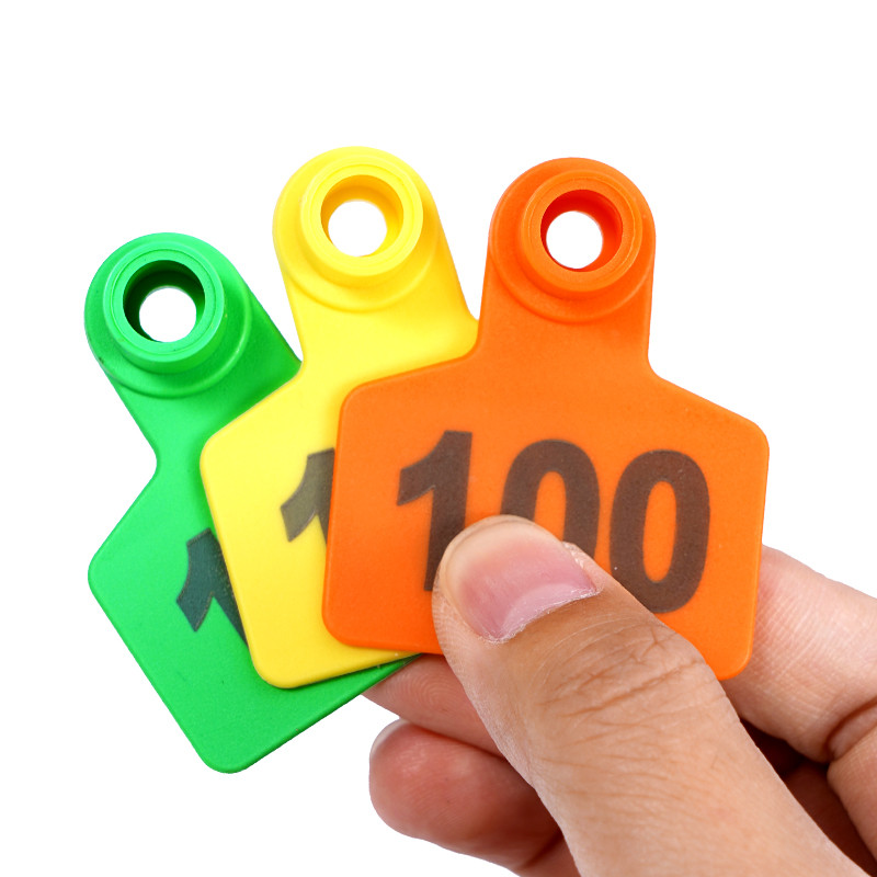 100Sets TPU Cow Pig Ear Tags for Livestock, Cow Cattle Ear Tags, Farm Animal Ear Tags, Pig and Sheep