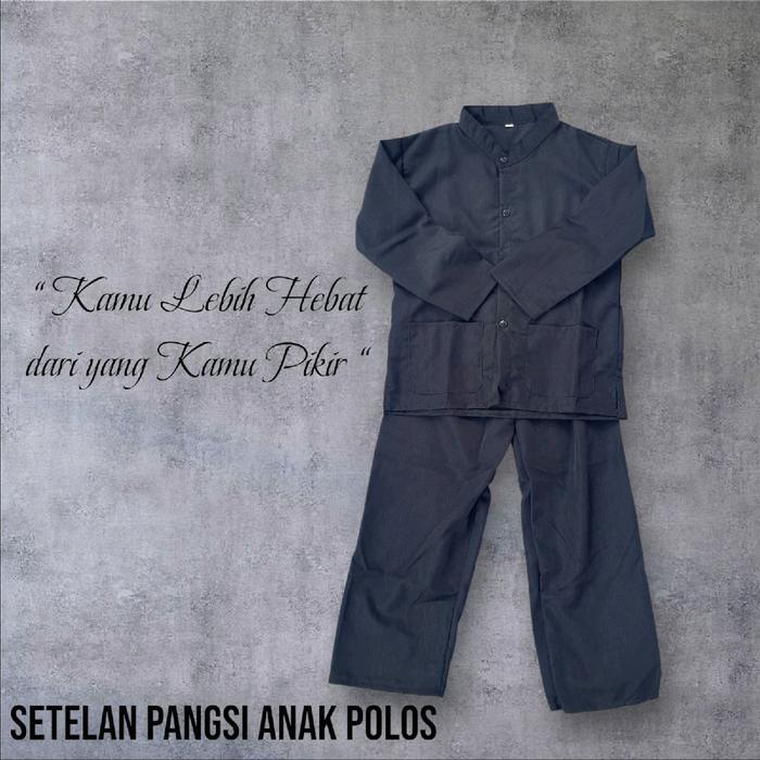 ORIGINAL SETELAN PANGSI ANAK SEKOLAH BAJU PANGSI SUNDA ATRADISIONAL ANAK LAKI-LAKI READY STOCK