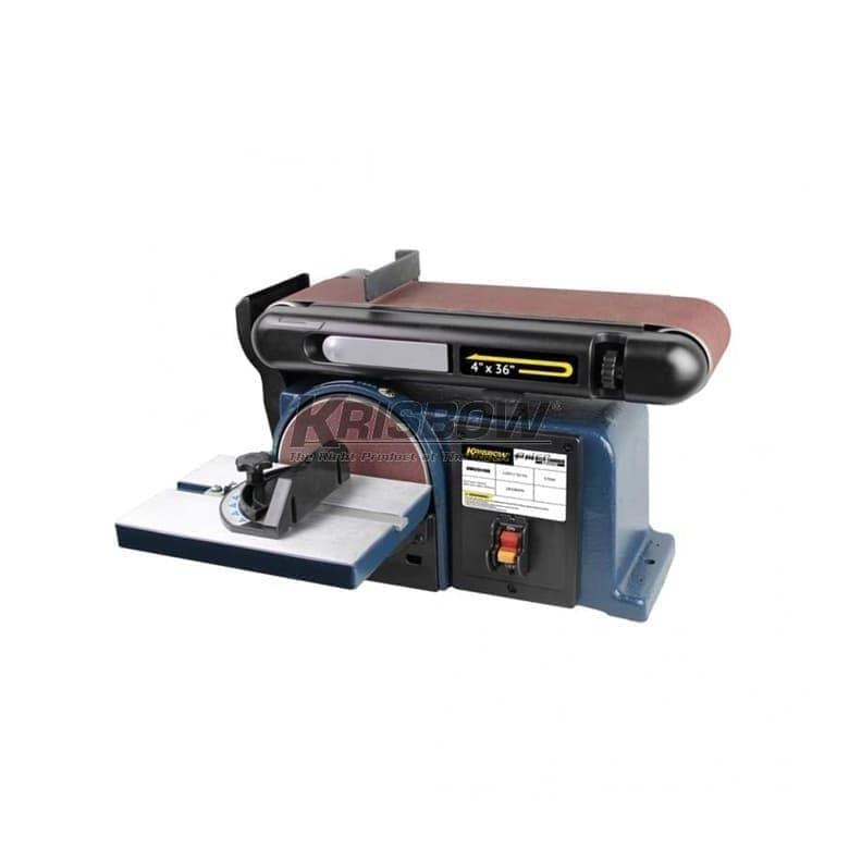 MESIN AMPLAS BELT DISC SANDER 4X36IN 6IN ES37 4B6D KRISBOW 10047424