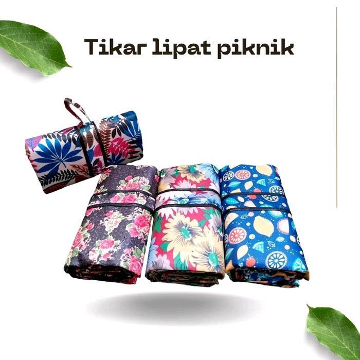 TIKAR LIPAT JUMBO PIKNIK WATERPROOF SUPER AWET tikar piknik lipat