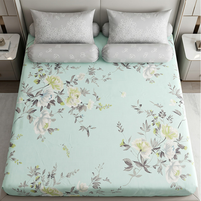 Sprei Kain Tencel Sutra Organik 80s Glossy Adem 180x200 Sentosa Collection