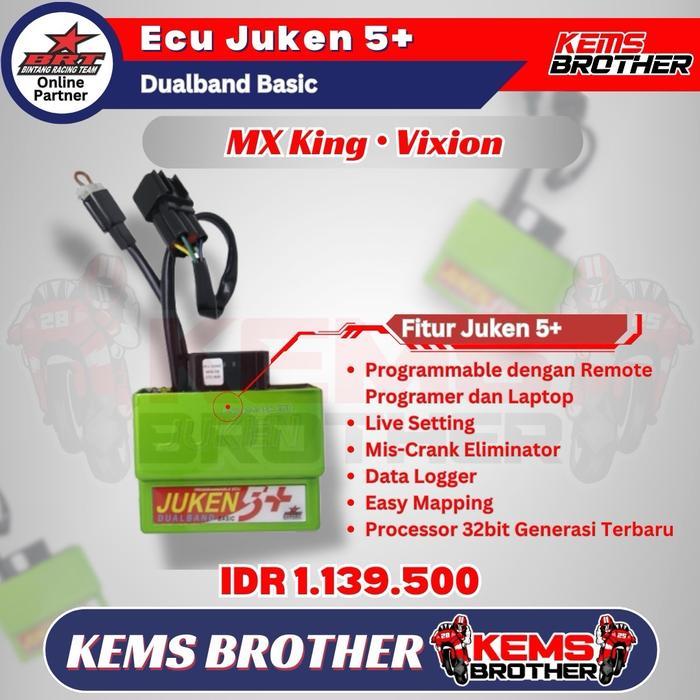 "New" ECU Juken 5+ Dualband BRT Original - Yamaha MX King, R15, Vixion Nvl Nva Motor