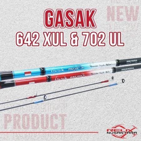 Joran Relix Gasak 642 XUL, 702 UL SG bervarian joran pancing relix gasak XUL dan UL