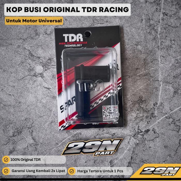 Tutup Cop Kepala Cangklong Rumah Busi Original Tdr Racing Universal Motor Matic Bebek Nmax Aerox Mio