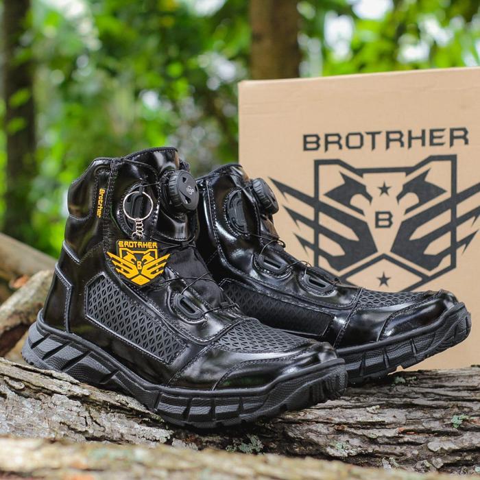 Sepatu pdl lantas pendek sepatu pdl tawon BROTRHER karet boots Shoes