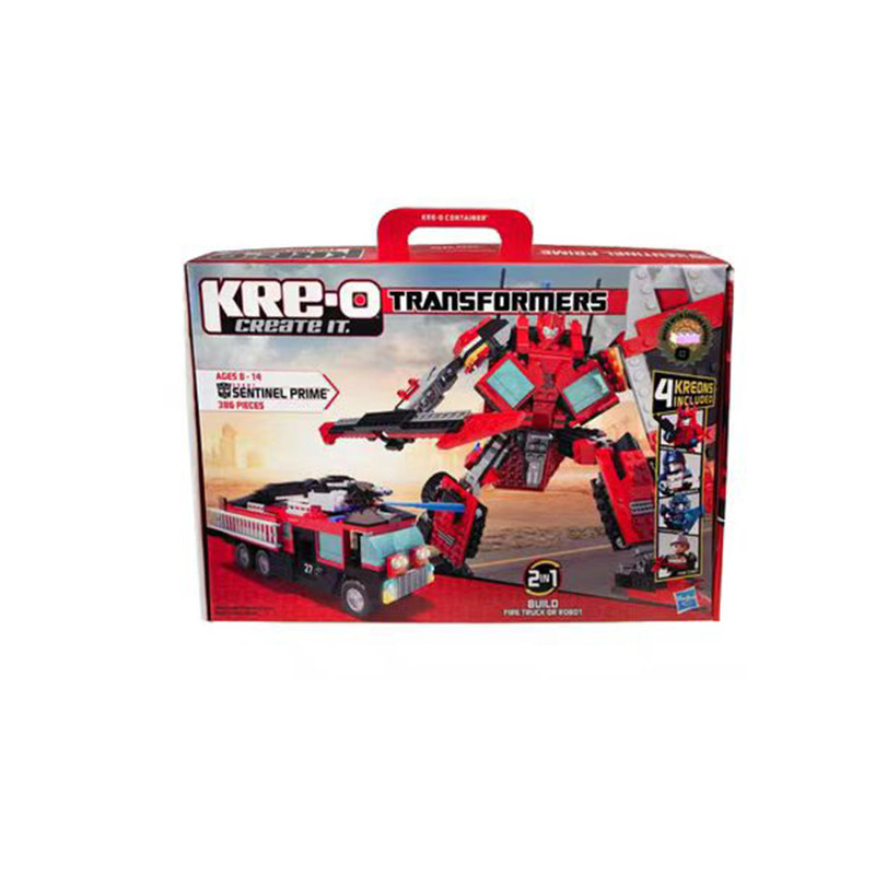 Hasbro Kre-O Transformers Sentinel Prime Bumblebee Battle Suit Action Figus Model Model Gift for