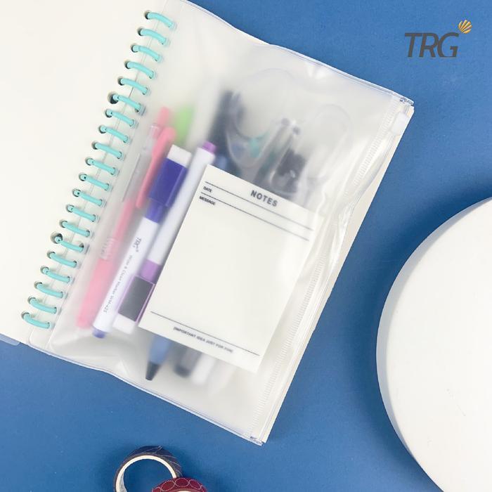 "New" TRG Zipper Plastic Pocket Binder Note Divider B5 A5 A6 A7 DIV-13 - Pouch Pembatas Plastik