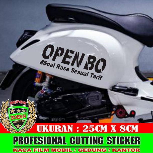 Cutting sticker scoopy vesva scoopy genio keren sticker open BO