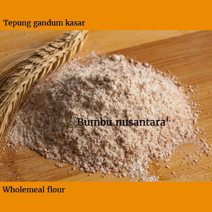 Whole meal flour 1kg / tepung gandum kasar ORIGINAL