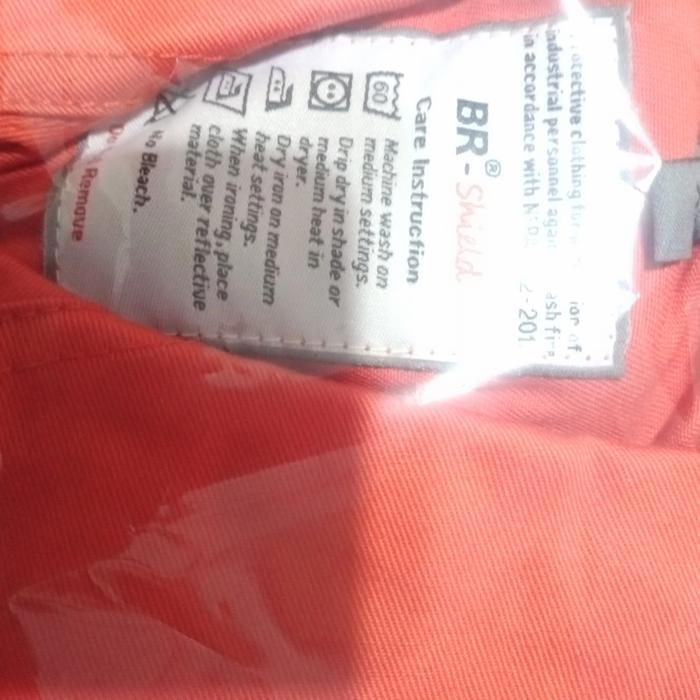 Coverall Tahan Api Pekerja Industri / Werpak Flame Resistant / Baju Safety