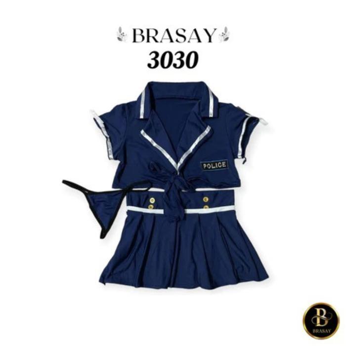 Brasay Lingerie Hot Cosplay Kostum Seragam Setelan Sekolah Jepang Sexy Import 3030 Terlaris